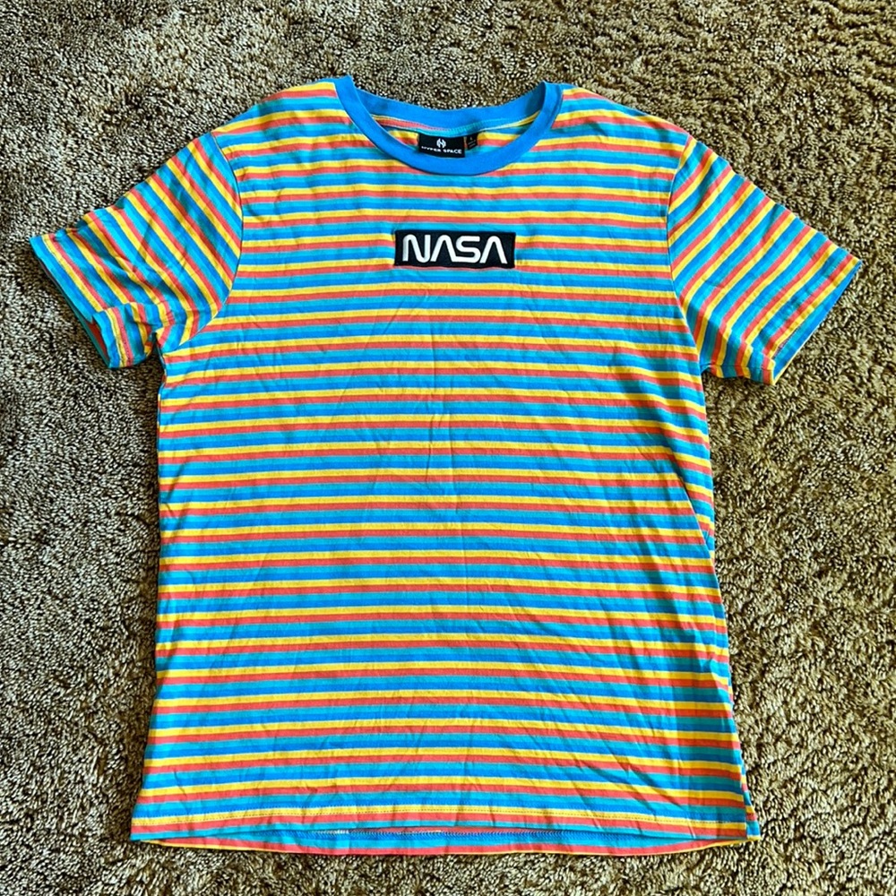 Men’s Hyper Space NASA Striped T-Shirt